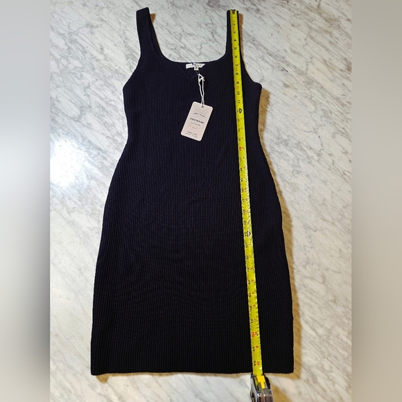 Love Tree Black Ribbed Mini Dress - Picture 7 of 9